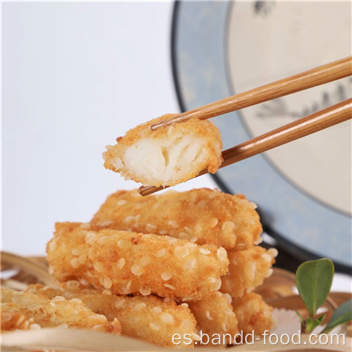 mariscos nuggets de pescado empanado congelado